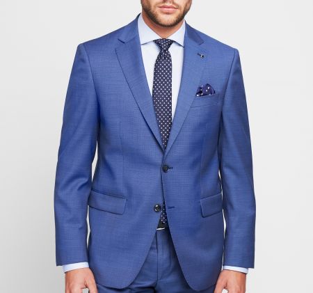 Abito blu marine digel drop sei modern fit pura lana reda 