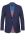 Digel blue marine jacket in pure virgin marzotto wool with patch pockets