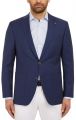 Digel blue marine jacket in pure virgin marzotto wool with patch pockets