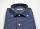 Camicia blu ingram in velluto stampato regular fit button down