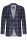Slim fit Digel fashion jacket in mixed blue wool 
