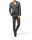 Fashion Slim fit Digel dress Grey with waistcoat 