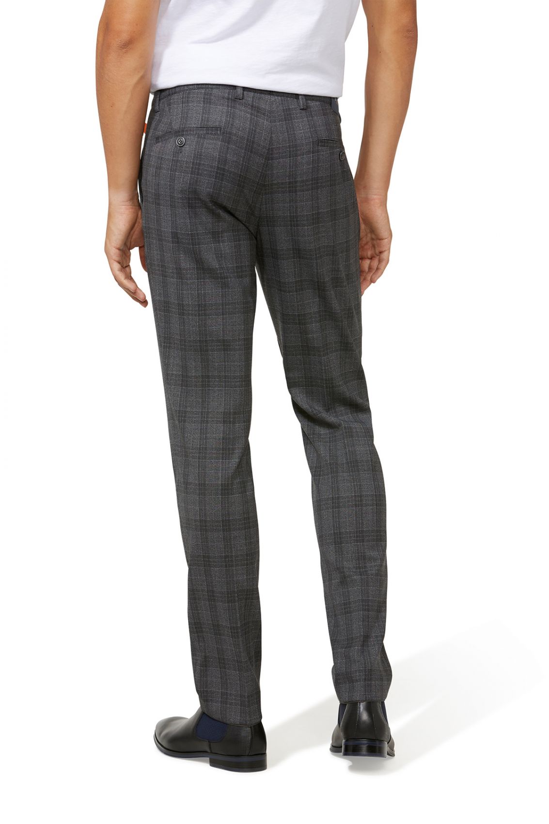 Abito Slim Grigio A Quadri - Il Lanificio - Foto 6