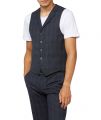 Waistcoat Fashion Blue Digel Diamonds Prince of Wales