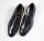 Black and elegant leather moccasin shoe Digel