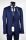 Abito musani cerimonia bluette slim fit con petto a lancia