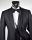 Tuxedo with black waistcoat slim fit musani ceremony 