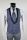 Abito musani cerimonia grigio chiaro slim fit con petto a lancia
