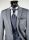 Light grey ceremony musani dress slim fit with lance chest