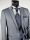 Light grey ceremony musani dress slim fit with lance chest