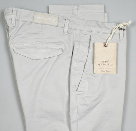 Gabardine pantaloon satin stretch eight slim fit in four colors