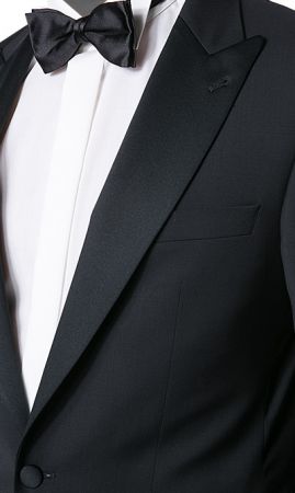 Tuxedo with Lance chest Digel drop four short in pure wool marzotto