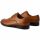 Shoe model derby digel color cognac in real leather