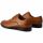 Scarpa modello derby digel color cognac in vera pelle