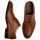 Shoe model derby digel color cognac in real leather