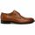 Shoe model derby digel color cognac in real leather