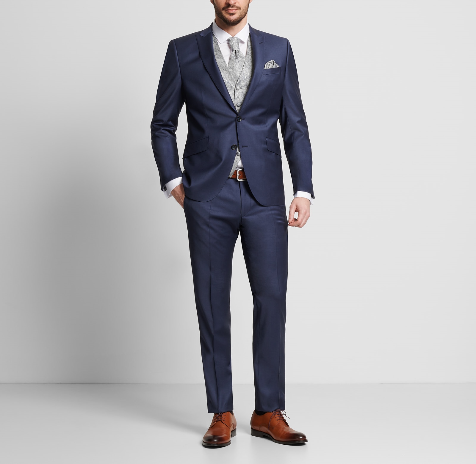 Abito elegante cerimonia uomo Digel Bluette Slim Fit negozio online wedding  maschile