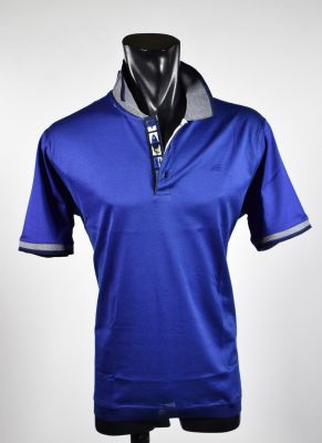 Green coast classic polo in Cotton yarn of scotland regular fit