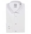 Camicia pure bianca extra slim fit cotone elasticizzato