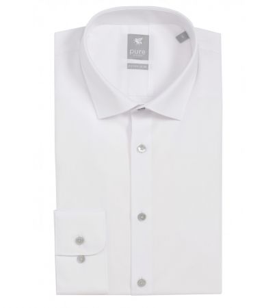 Pure shirt white extra slim ft stretch cotton shirt