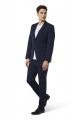 Dress digel blue napoli extra slim fit pure wool marzotto super 100's 