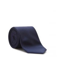 Dark blue digel tie in pure silk 