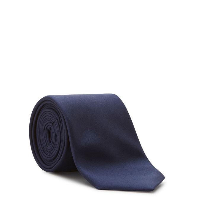 Cravatta uomo elegante Digel Blu in pura seta negozio online abbigliamento  maschile