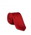 Red silk digel tie 