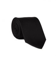 Black digel pure silk tie 