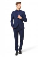 Slim fit digel dress blue napoli pure wool marzotto super 100's