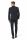 Black dress slim fit digel pure wool marzotto super 100's