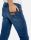 Jeans wrangler slim fit a vita alta denim stretch