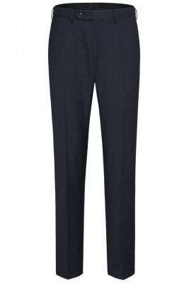 Blue digel checked trousers in pure wool