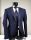 Slim fit modern blue tuxedo dress musani