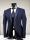 Slim fit modern blue tuxedo dress musani