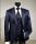 Dress tuxedo blue damask musani ceremony slim fit 