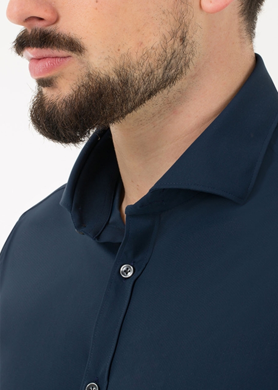 Levi's - Auburn - Camicia in twill in cotone indaco a righe blu medio