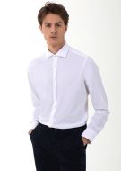 White shirt ingram dynamo fabric performance slim fit fit