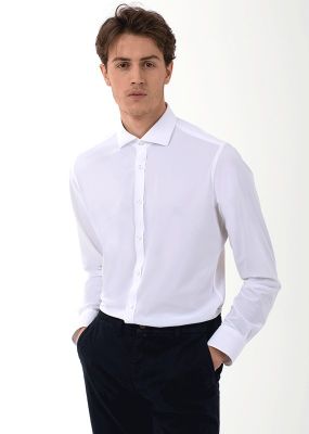 White shirt ingram dynamo fabric performance slim fit fit