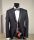 Smoking moderno slim fit nero musani cerimonia 