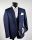 Abito blu elegante slim fit digel ceremony completo con gilet 