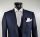 Abito blu elegante slim fit digel ceremony completo con gilet 