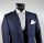 Abito blu elegante slim fit digel ceremony completo con gilet 