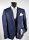 Abito blu elegante slim fit digel ceremony completo con gilet 