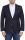 Dark blue jacket digel drop four short wool marzotto with patch pockets