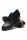 Elegant shoe derby black lace-up digel in worked leather