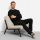 Maglione giro collo olymp in lana merino extra fine e seta 