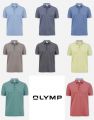 Polo olymp slim fit cotton piquè stretched eight colors