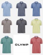 Polo olymp slim fit cotone piquè elasticizzato otto colori