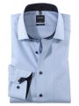 Olymp luxor shirt in pure cotton oxford no modern fit ironing